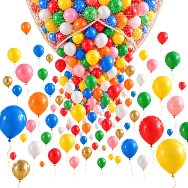Ballon Massenstart Fallnetz – Latexballons Bunter Mix