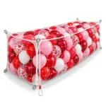 Ballon Massenstart Steignetz – Latexballons Rot-Rosa-Weiß